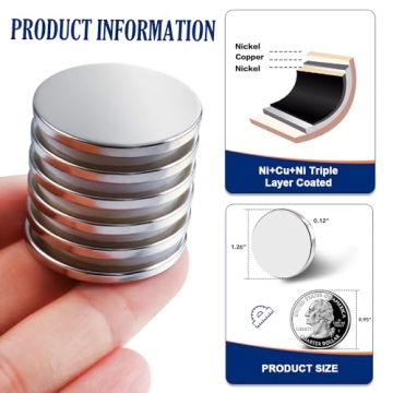 DIYMAG Neodymium Disc Magnets - Strong & Versatile