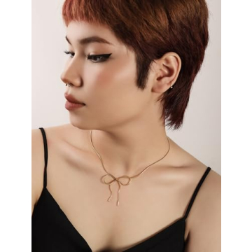 Dainty Bow Pendant Necklace for Elegant Style
