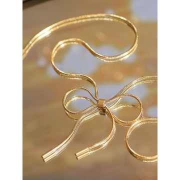 Dainty Bow Pendant Necklace for Elegant Style