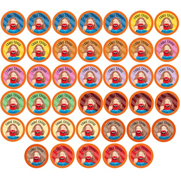 Crave Beverages Flavored Coffee Pods Sampler - Assorted 40 Count