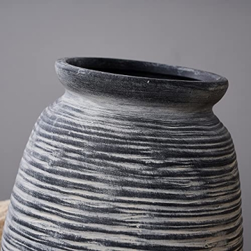 Elegant SIDUCAL Rustic Farmhouse Flower Vase for Home