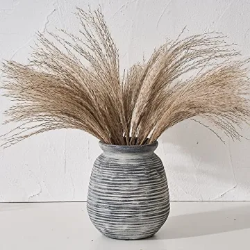 Elegant SIDUCAL Rustic Farmhouse Flower Vase for Home