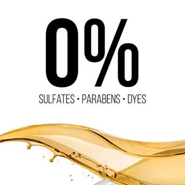 Pantene, Sulfate and Paraben Free Conditioner with Argan Oil, Pro-V Gold Series, for Natural and Curly Textured Hair, 8.4 fl oz, Twin Pack