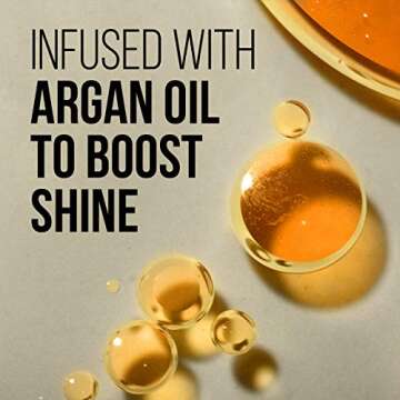 Pantene, Sulfate and Paraben Free Conditioner with Argan Oil, Pro-V Gold Series, for Natural and Curly Textured Hair, 8.4 fl oz, Twin Pack