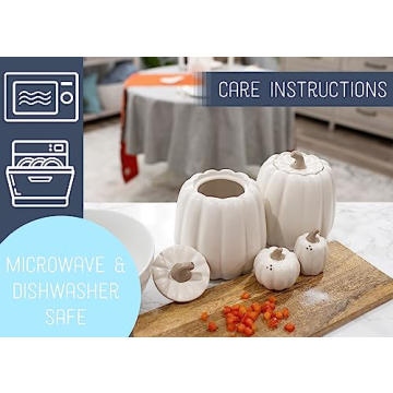 Nat & Jules Pumpkin Canisters - Festive Storage for Fall