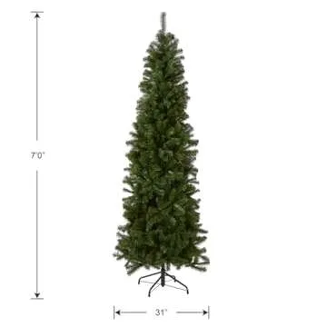 National Tree Slim 7ft Christmas Tree for Cozy Spaces