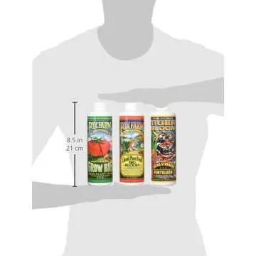 Fox Farm Liquid Nutrient Trio Soil Formula - Big Bloom, Grow Big, Tiger Bloom Pint Size (Pack of 3)