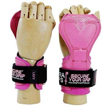 Women's Cobra Grips in Stylish Pink for Lifting Support