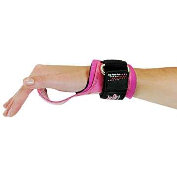 Women's Cobra Grips in Stylish Pink for Lifting Support