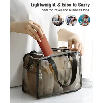 FERYES Travel Makeup Brush Holder with Magnetic Closure