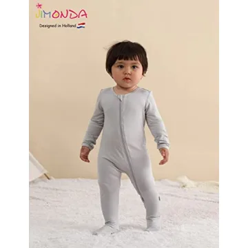 Jimonda Baby Pajamas with Zipper - Cute & Comfy Footies