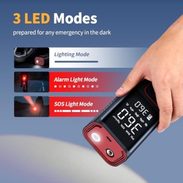 Powools Cordless Tire Inflator - 150PSI Compact Pump