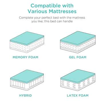 Best Choice Products Ergonomic Split King Size Adjustable Bed Frame, Electric Base w/Wireless Remote Control, Nightlight, Massager, 2 USB Ports