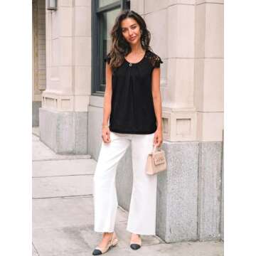 AUTOMET Women Casual Dressy Top for Summer 2025