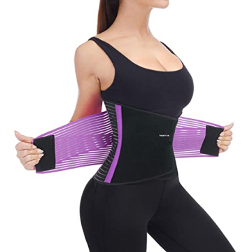 TESETON Back Support Brace Belt for Men & Women, Breathable Lumbar Support Belt, Scoliosis Back Brac...