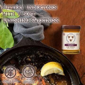 Savannah Bee Company Honey - Pure, Natural, Raw Honey - Tupelo Honey