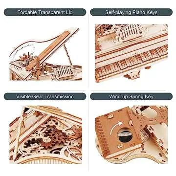 ROKR 3D Puzzle Piano Kit Unique Gift for All Ages