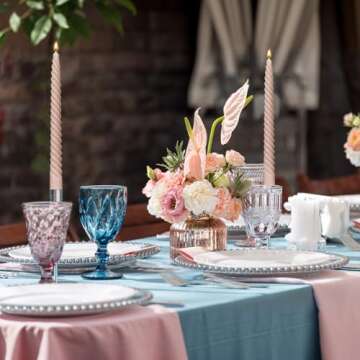 Elegant Light-Mocha Spiral Taper Candles for Events