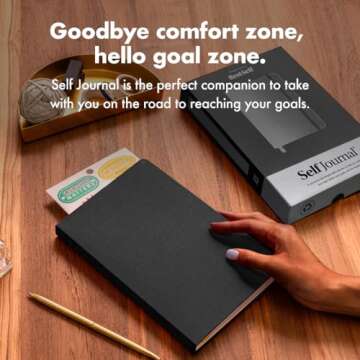 BestSelf Self Journal 13-Week Productivity Journal with Prompts, Undated Planner and Guided Journal for Women and Men, Black