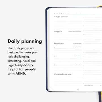BestSelf Self Journal 13-Week Productivity Journal with Prompts, Undated Planner and Guided Journal for Women and Men, Black