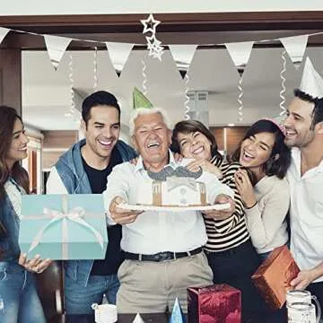 UnicoPak Blue Gift Boxes - Stylish, Sturdy, Versatile 10 Pack