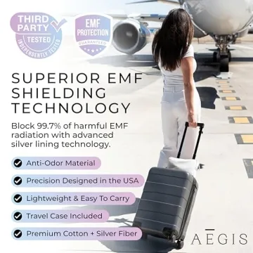 Aegis Faraday Blanket - Stylish EMF Protection for Travel