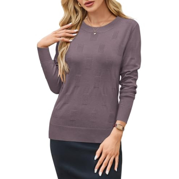 Arach&Cloz Women’s Soft Trendy Long Sleeve Sweater