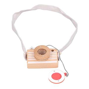 Mini Wooden Camera for Kids - Fun Learning Toy