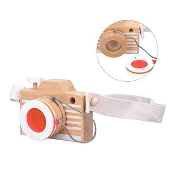 Mini Wooden Camera for Kids - Fun Learning Toy
