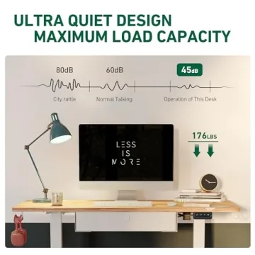 Ergonomic FEZIBO Electric Standing Desk 48 x 24 inches