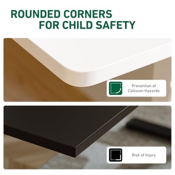 Ergonomic FEZIBO Electric Standing Desk 48 x 24 inches