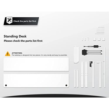 Ergonomic FEZIBO Electric Standing Desk 48 x 24 inches