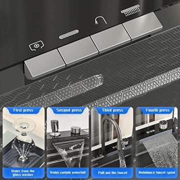 Premium Digital Display Stainless Steel Kitchen Sink