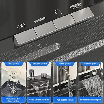 Premium Digital Display Stainless Steel Kitchen Sink