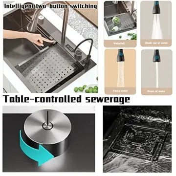 Premium Digital Display Stainless Steel Kitchen Sink