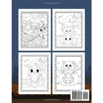 Halloween Coloring Book for Kids with Pumpkins