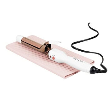 mDesign Silicone Heat-Resistant Styling Tool Mat & Pouch