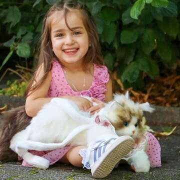 Chongker Cat Plush Backpack - Realistic Cat Design