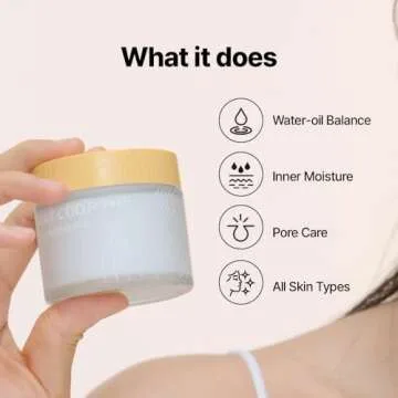 MAY COOP Raw Moisturizer Face Cream With Maple Tree Water-daily Hydrating Facial Moisturizer Cream- Anti Aging- For All Skin Types- Helps Prevent Wrinkles- Vegan And Alcohol-Free -80ml