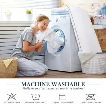 HYMOKEGE Body Pillow for Adults - Fluffy and Supportive