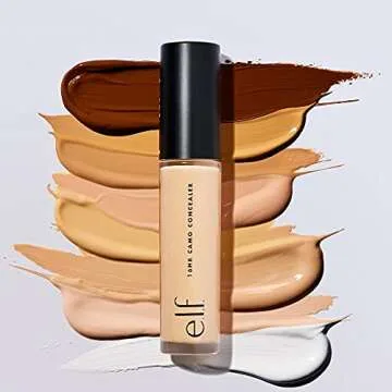 e.l.f. 16HR Camo Concealer, Full-Coverage, Highly-Pigmented Face Concealer With A Matte Finish, Crease-proof, Vegan & Cruelty-Free, Tan Neutral