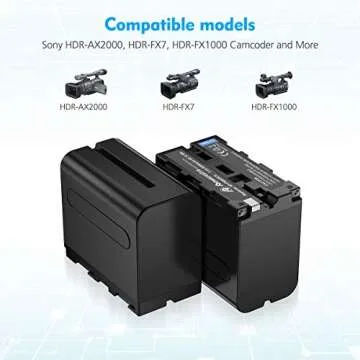 Powerextra NP-F970 Dual USB Battery Pack and Fast Charger
