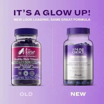 The Mane Choice MANETABOLISM Plus Healthy Hair Growth Vitamins - Supplements for Longer, Thicker, He...
