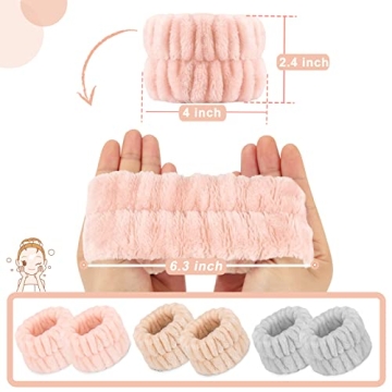 Women's Microfiber Wrist Towels for Face Washing