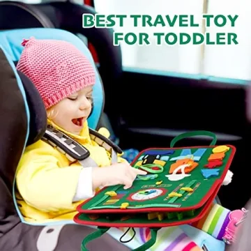 Engaging Hooku Busy Board for Toddlers 1-3 Years