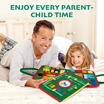 Engaging Hooku Busy Board for Toddlers 1-3 Years