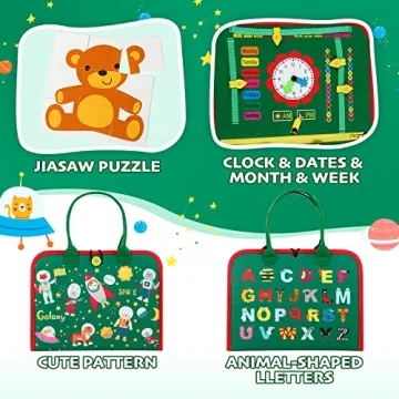 Engaging Hooku Busy Board for Toddlers 1-3 Years