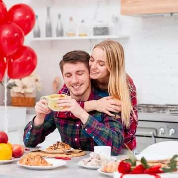 Peclek 8.5 oz Elegant Floral Ceramic Mug Coffee Cup with Flower Decorations, 250ml Spring Drinkware for Valentine's Day, Christmas, Mother's Day, Birthday Gifts for Her, Girlfriend, Mom (Daisy)