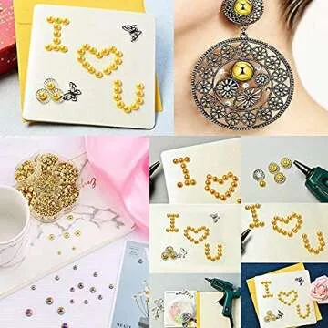 3000Pcs Plastic Pearls for DIY Crafts and Decorations