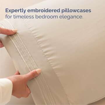 Queen Size 4 Piece Sheet Set - Comfy Breathable & Cooling Bed Sheets Set - Hotel Luxury Bedding for Women, Men, Kids & Teens - Deep Pockets, Easy Secure Fit, Soft and Wrinkle Free - Oeko-Tex - Cream